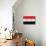 Syria Flag Design with Wood Patterning - Flags of the World Series-Philippe Hugonnard-Premium Giclee Print displayed on a wall