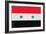 Syria Flag Design with Wood Patterning - Flags of the World Series-Philippe Hugonnard-Framed Premium Giclee Print