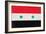 Syria Flag Design with Wood Patterning - Flags of the World Series-Philippe Hugonnard-Framed Premium Giclee Print