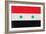 Syria Flag Design with Wood Patterning - Flags of the World Series-Philippe Hugonnard-Framed Art Print