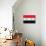 Syria Flag Design with Wood Patterning - Flags of the World Series-Philippe Hugonnard-Mounted Art Print displayed on a wall