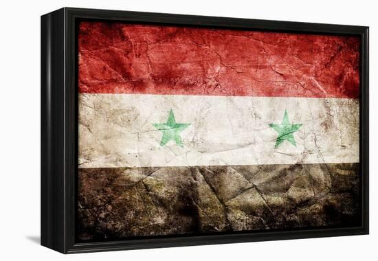 Syria Flag-kwasny221-Framed Stretched Canvas