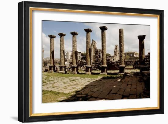 Syria, Mount Ad-Duruz, Qanawat, Temple of the Sun God AD-null-Framed Giclee Print