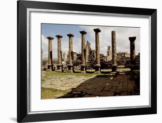 Syria, Mount Ad-Duruz, Qanawat, Temple of the Sun God AD-null-Framed Giclee Print