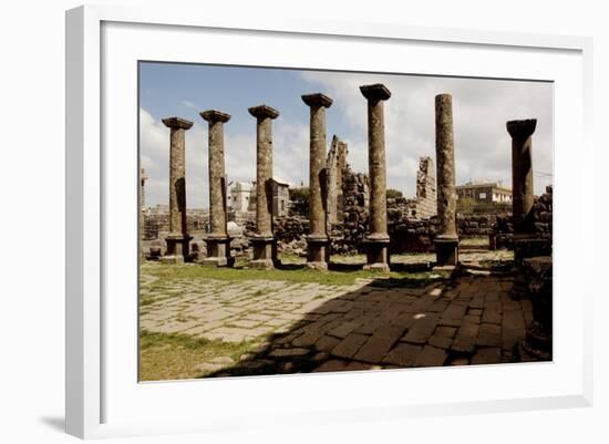 Syria, Mount Ad-Duruz, Qanawat, Temple of the Sun God AD-null-Framed Giclee Print
