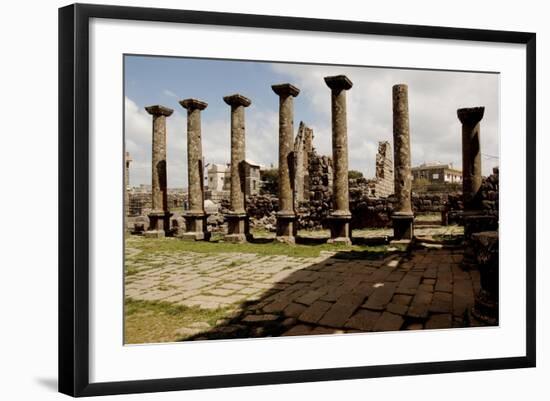 Syria, Mount Ad-Duruz, Qanawat, Temple of the Sun God AD-null-Framed Giclee Print