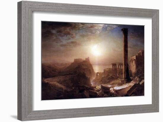 Syria on the Sea-Frederic Edwin Church-Framed Art Print