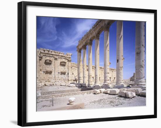 Syria, Palmyra, Enclosure of Sanctuary of Baal I-null-Framed Photographic Print