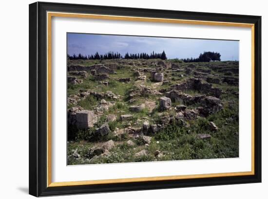 Syria, Ugarit, Residential District with Well, Ugaritic Civilization, 2nd Millennium Bc-null-Framed Giclee Print