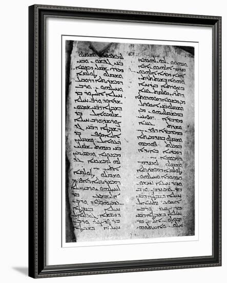 Syriac Version of the Pentateuch, 1926-null-Framed Giclee Print