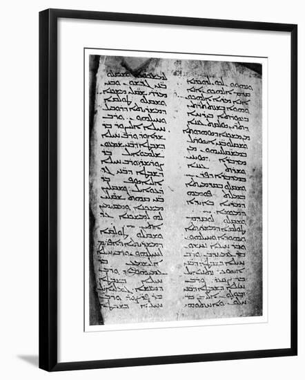 Syriac Version of the Pentateuch, 1926-null-Framed Giclee Print