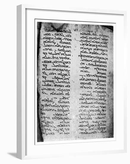 Syriac Version of the Pentateuch, 1926-null-Framed Giclee Print