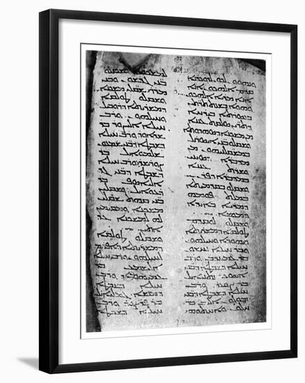 Syriac Version of the Pentateuch, 1926-null-Framed Giclee Print