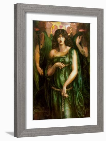 Syrian Astarte Pictured in a Trinity-Dante Gabriel Rossetti-Framed Premium Giclee Print