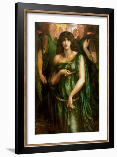 Syrian Astarte Pictured in a Trinity-Dante Gabriel Rossetti-Framed Premium Giclee Print