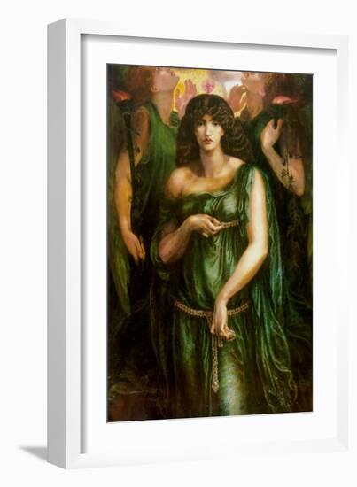 Syrian Astarte Pictured in a Trinity-Dante Gabriel Rossetti-Framed Premium Giclee Print