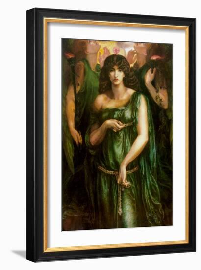 Syrian Astarte Pictured in a Trinity-Dante Gabriel Rossetti-Framed Premium Giclee Print