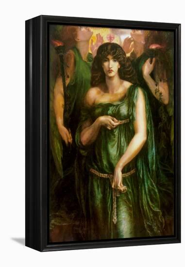Syrian Astarte Pictured in a Trinity-Dante Gabriel Rossetti-Framed Stretched Canvas