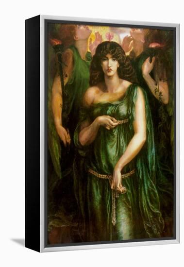 Syrian Astarte Pictured in a Trinity-Dante Gabriel Rossetti-Framed Stretched Canvas