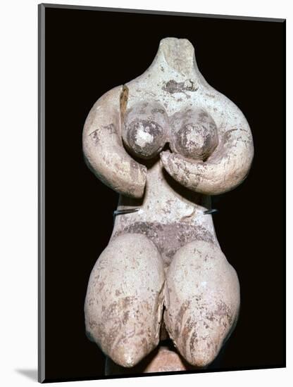 Syrian baked clay fertility figure, 5th century BC. Artist: Unknown-Unknown-Mounted Giclee Print