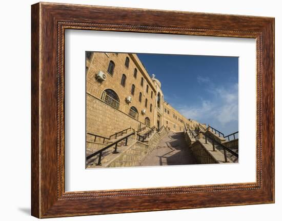 Syrian Orthodox Monastery Mar Mattai Overlooking Mosul, Iraq-Michael Runkel-Framed Photographic Print