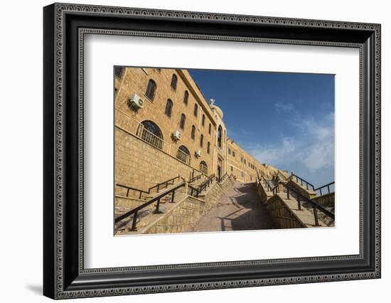 Syrian Orthodox Monastery Mar Mattai Overlooking Mosul, Iraq-Michael Runkel-Framed Photographic Print