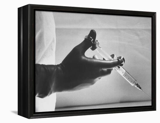 Syringe Used for Local Anaesthetic-Ed Clark-Framed Premier Image Canvas