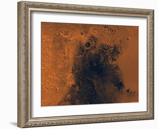 Syrtis Major Region of Mars-Stocktrek Images-Framed Photographic Print