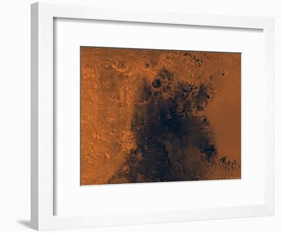 Syrtis Major Region of Mars-Stocktrek Images-Framed Photographic Print