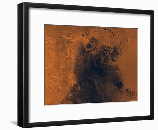 Syrtis Major Region of Mars-Stocktrek Images-Framed Photographic Print