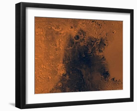 Syrtis Major Region of Mars-Stocktrek Images-Framed Photographic Print