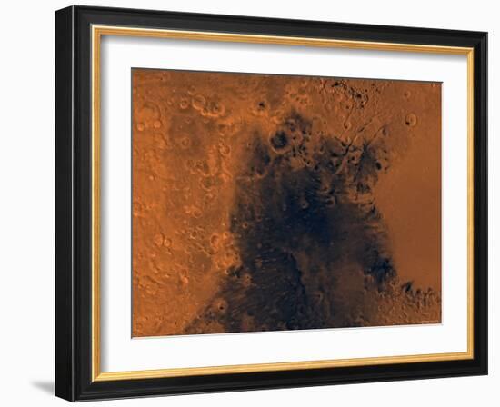 Syrtis Major Region of Mars-Stocktrek Images-Framed Photographic Print