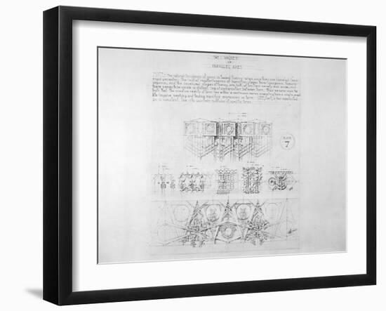 System of Architectural Ornament: Plate 7, the Values of Parallel Axes, 1922-23-Louis Sullivan-Framed Giclee Print