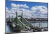 Szabadsag Hid (Liberty Bridge or Freedom Bridge), River Danube and the Town of Pest-Massimo Borchi-Mounted Photographic Print