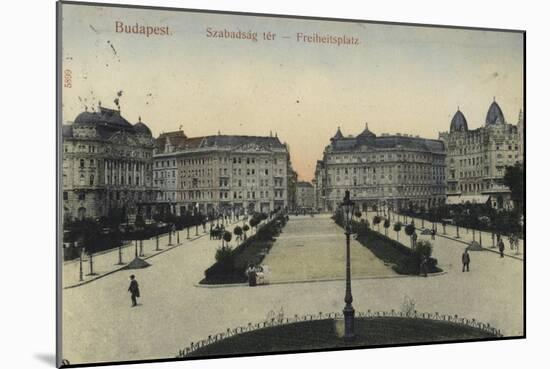 Szabadsag Ter, Budapest-null-Mounted Giclee Print