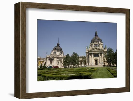 Szechenhyi Baths with its Main Dome and Northern Dome, Budapest, Hungary, Europe-Julian Pottage-Framed Photographic Print