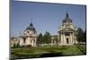 Szechenhyi Baths with its Main Dome and Northern Dome, Budapest, Hungary, Europe-Julian Pottage-Mounted Photographic Print