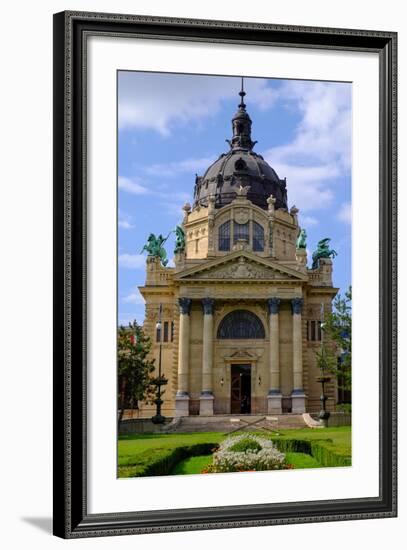 Szechenyi Thermal Bath, Budapest, Hungary, Europe-Carlo Morucchio-Framed Photographic Print