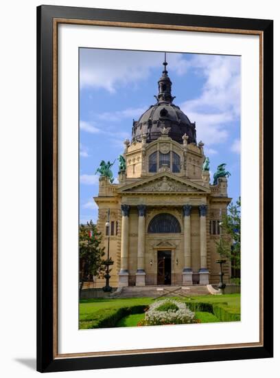 Szechenyi Thermal Bath, Budapest, Hungary, Europe-Carlo Morucchio-Framed Photographic Print