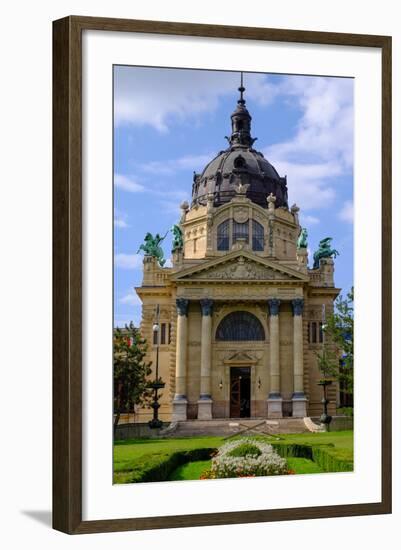 Szechenyi Thermal Bath, Budapest, Hungary, Europe-Carlo Morucchio-Framed Photographic Print