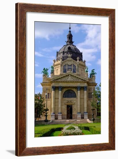 Szechenyi Thermal Bath, Budapest, Hungary, Europe-Carlo Morucchio-Framed Photographic Print