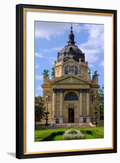 Szechenyi Thermal Bath, Budapest, Hungary, Europe-Carlo Morucchio-Framed Photographic Print