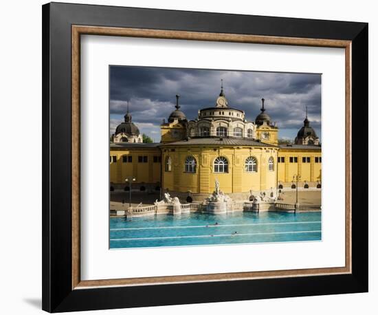 Szechenyi Thermal Baths, Budapest, Hungary, Europe-Ben Pipe-Framed Photographic Print