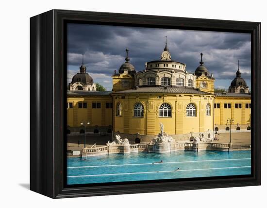 Szechenyi Thermal Baths, Budapest, Hungary, Europe-Ben Pipe-Framed Premier Image Canvas