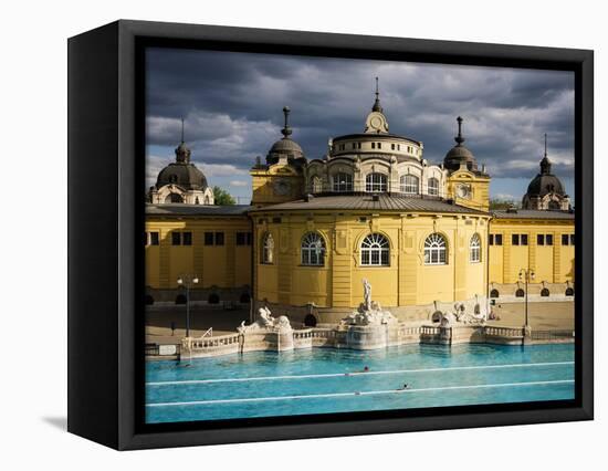 Szechenyi Thermal Baths, Budapest, Hungary, Europe-Ben Pipe-Framed Premier Image Canvas