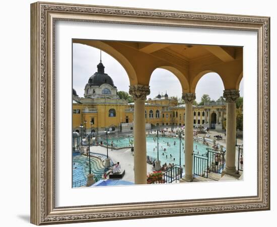 Szechenyi Thermal Baths, Budapest, Hungary-Mauricio Abreu-Framed Photographic Print
