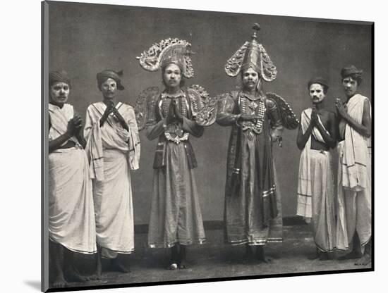 'Szene aus Shakuntalavilasa, dem Spiel von Shakuntala', 1926-Unknown-Mounted Photographic Print