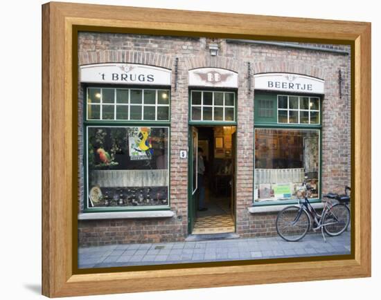 T Brugs Beertje, Bar, Bruges, Belgium, Europe-Martin Child-Framed Premier Image Canvas