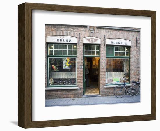 T Brugs Beertje, Bar, Bruges, Belgium, Europe-Martin Child-Framed Photographic Print