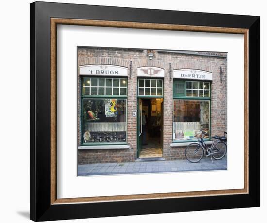 T Brugs Beertje, Bar, Bruges, Belgium, Europe-Martin Child-Framed Photographic Print